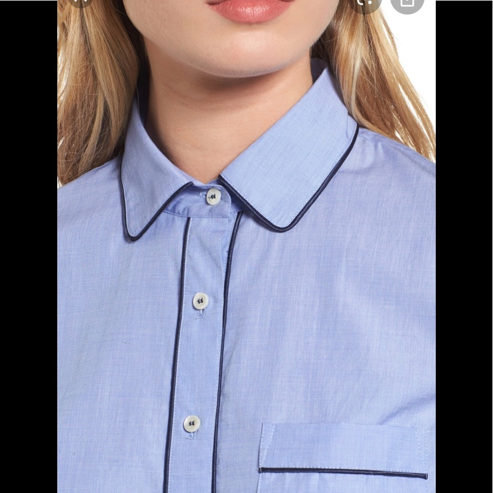 J. Crew classic fit blouse